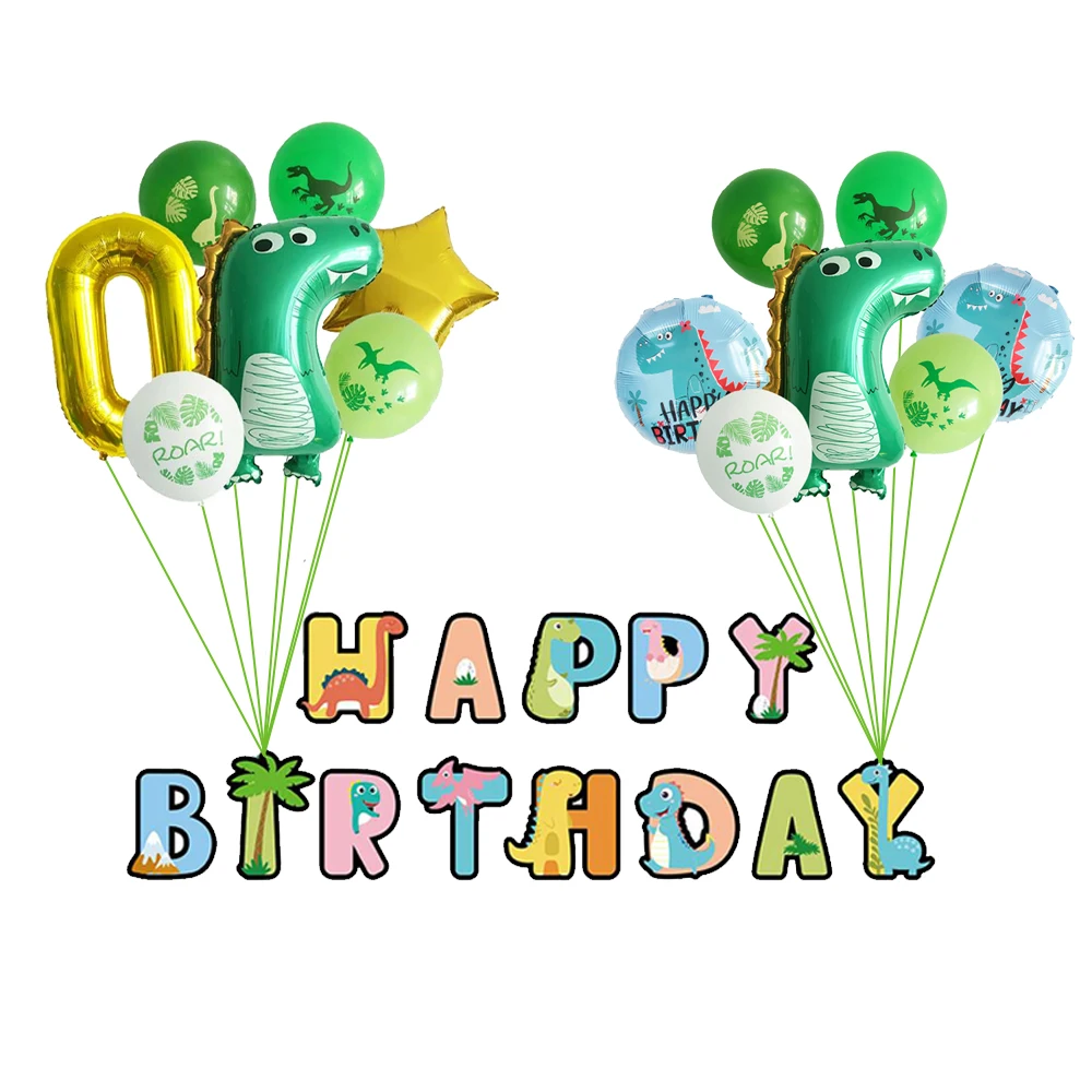

Фольгированные воздушные шары в виде динозавров, фигурка на день рождения, набор воздушных шаров с конфетти для будущей мамы, мальчика, дете...