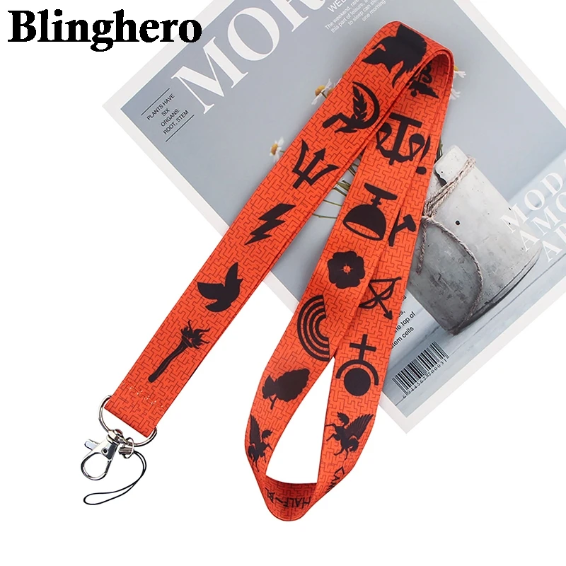 CA1363 Перси Джексон лагерь половина-кровяная Шея Ремешок брелок для телефона ID