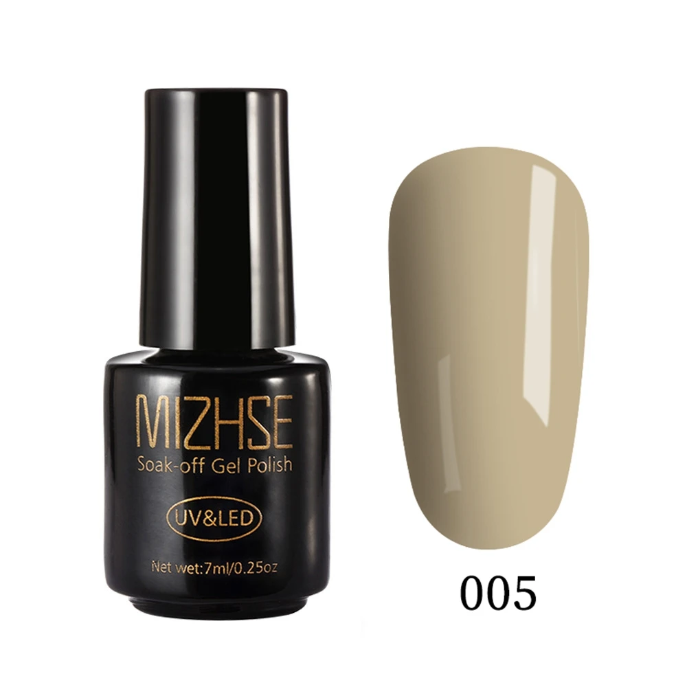 OMH005 MIZHSE Гель-лак для ногтей 7 мл UV Vernis Полупостоянный праймер верхнее покрытие для маникюра xx цветов гелевое покрытие для ногтей гель-арт - Цвет: OMH005