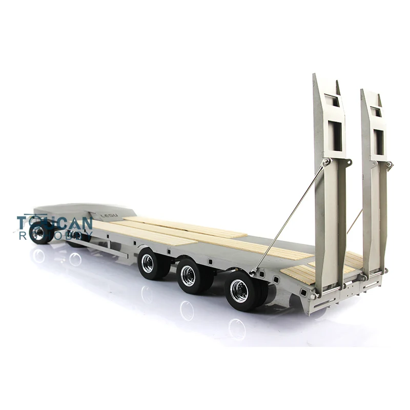 

US Stock LESU 1/14 RC металлический прицеп для самостоятельной сборки, модель трактора, грузовика, колесная втулка, звено