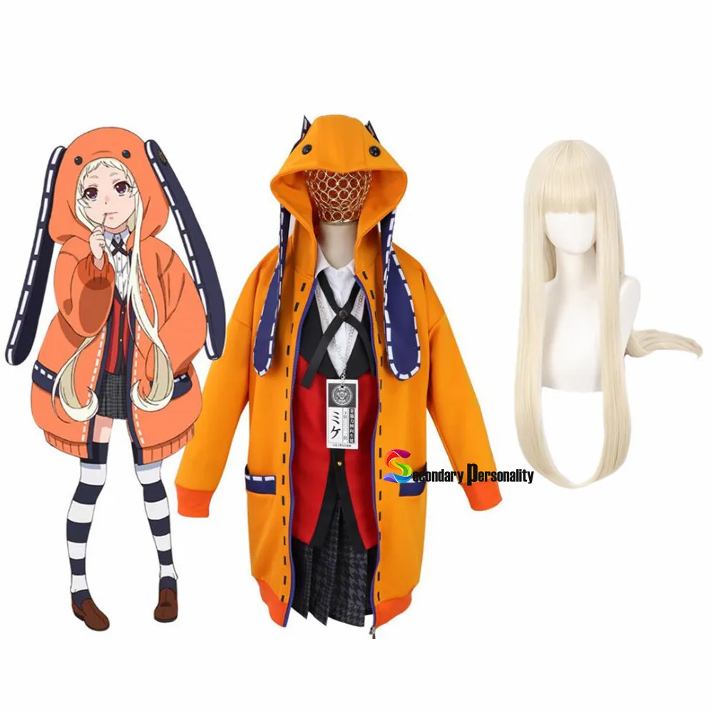Новинка 2021 модная аниме одежда для манги костюмы косплея Yumeko Jabami Twin Runa Yomozuki Ikishima