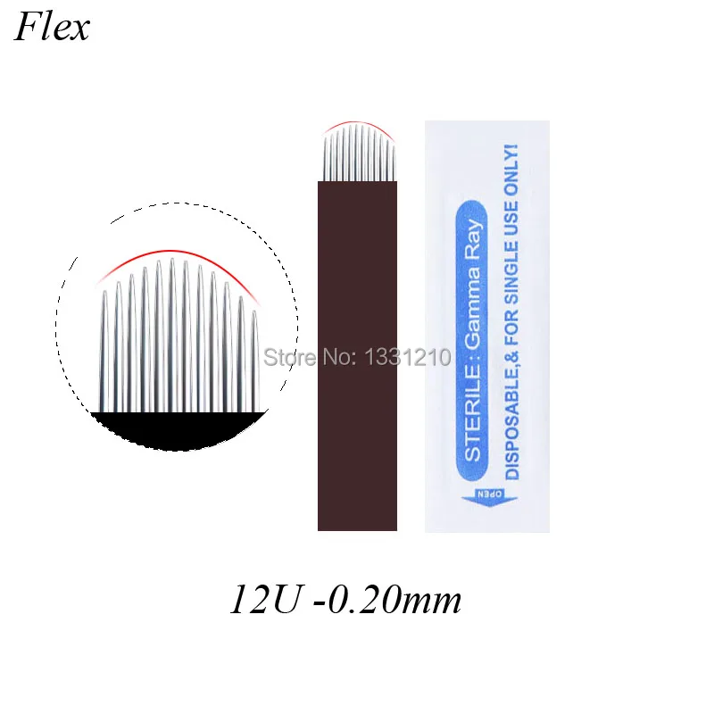 Ламинат 12 U для татуажа бровей 0 20 мм|Иглы тату| |