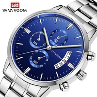 mens watch quartz 2021 stainless steel wristwatch clock luxury big brand fashion aaa casual waterproof silver fathers day gifts
