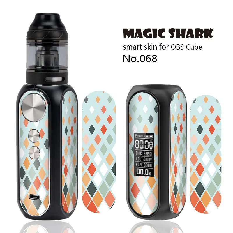 Модный Цветной чехол Magic Shark с изображением мультяшных листьев наклейка в виде