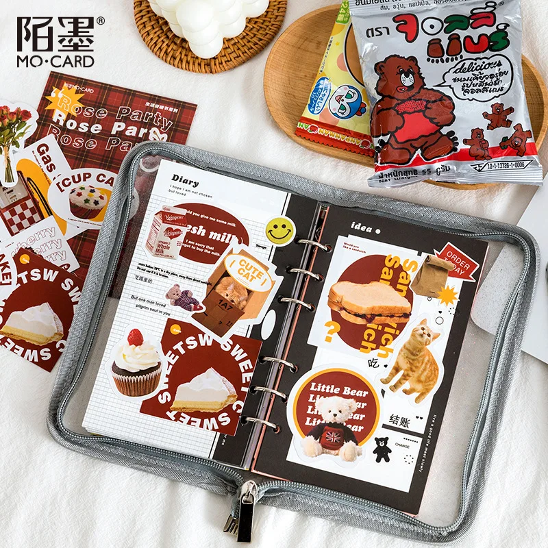 24Pcs Life Book Series Cute Animal Stickers Scrapbooking Decorative Sticker Korean DIY Diary Album Stick Label Kawaii Stationery |
