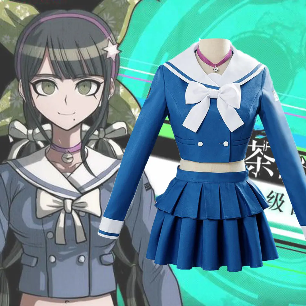 Новинка костюм для косплея из DanganRonpa V3 данганронпа акамацу kaede ирума миу юмено