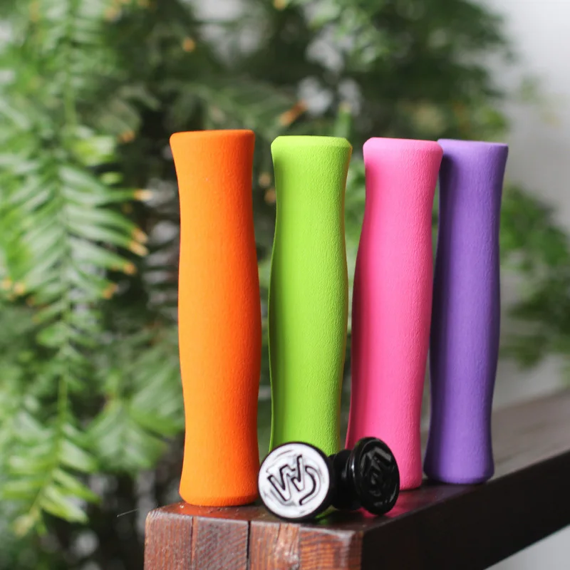 

2 Pcs Motorcycle Bike Cycle Bicycle Foam Sponge Handlebar Grip Cover 5 Colors Flexible To Fix On Bar Or Detach