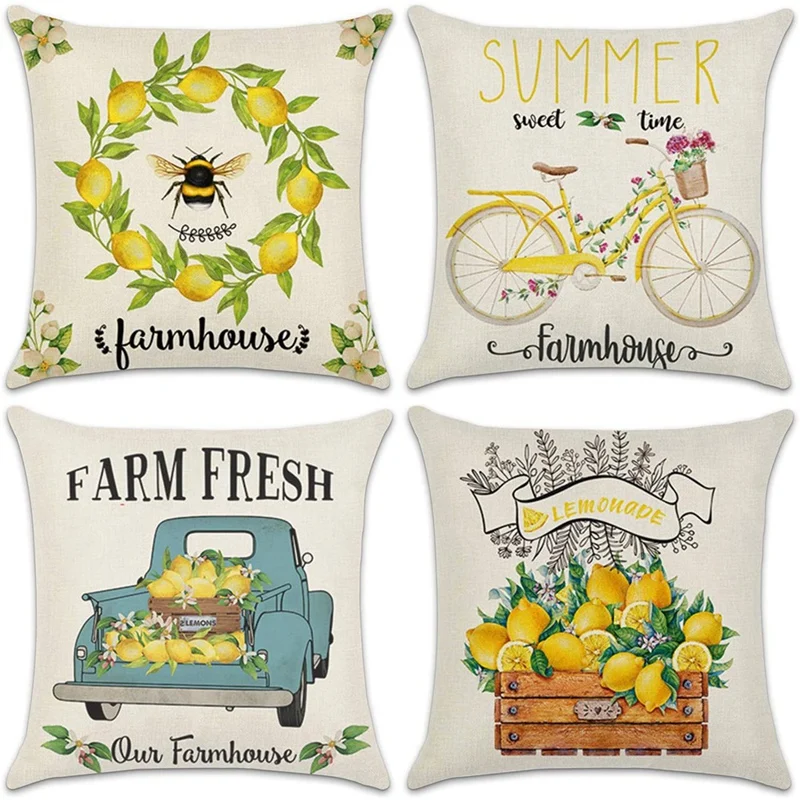 Чехлы на подушки с застежкой молнией для дивана гостиной домашнего