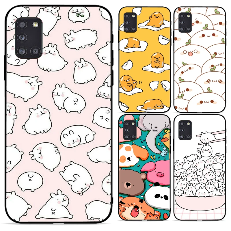 

Cartoon Cute Pig Rabbit Bear Phone Case For Samsung Galaxy A31 A32 5G Carcasa Coque Funda Soft TPU