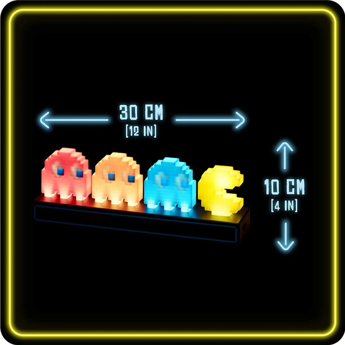 Светильник Pac Man светодиодный ночсветильник с мерцающими персонажами