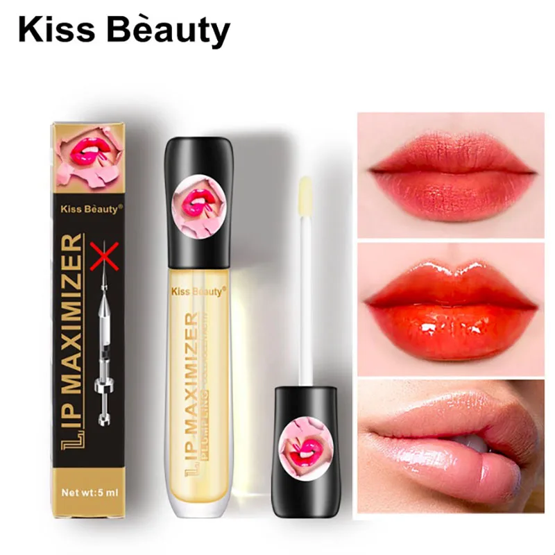 KISS BEAUTY-Bálsamo labial transparente, hidratante, aclara las líneas de los labios, elasticidad, humecta, brillo, encantador