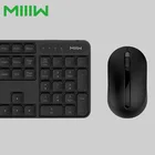 Комплект беспроводной офисной клавиатуры и мыши MIIIW 2,4 ГГц, 104 клавиш для ноутбука Xiaomi, Windows, ПК, Mac, Портативная USB-клавиатура и мышь