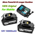 2021 BL1860 перезаряжаемая батарея 18 в 10000 мАч литий-ионная для Makita 18 в 10,0 Ач батарея BL1840 BL1850 BL1830 BL1860B LXT + зарядка