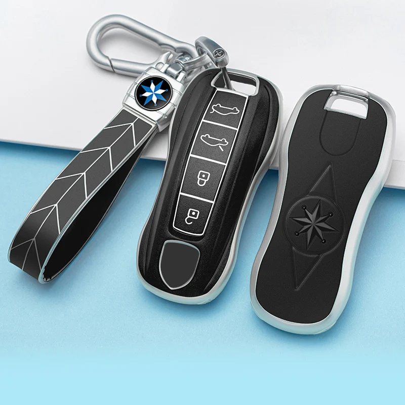Высококачественный чехол для автомобильного ключа из ТПУ Porsche Panamera Cayenne 971 911 9YA Macan