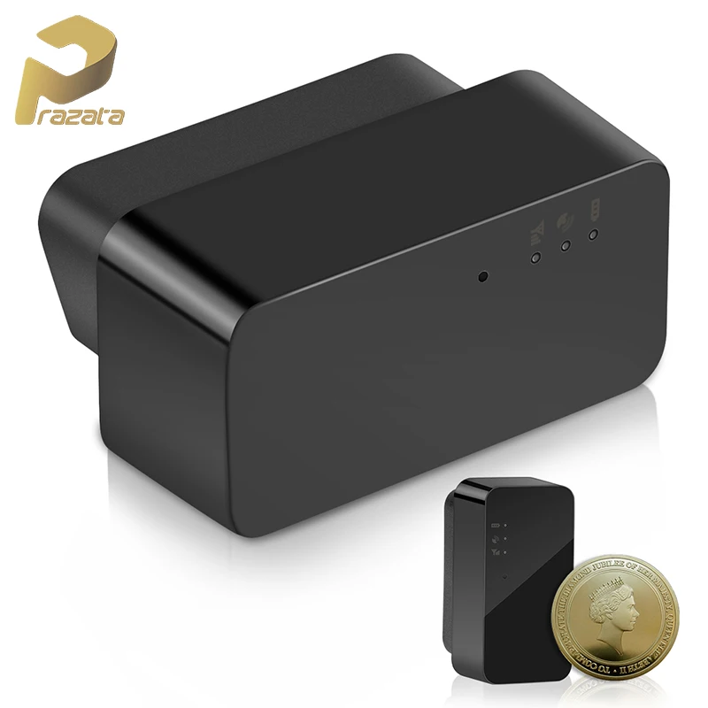 Портативный GPS-локатор OBD, GSM-трекер OBD2 MV22, трек GPS, отключение местоположения, сигнализация низкого заряда батареи, превышение скорости, простая установка