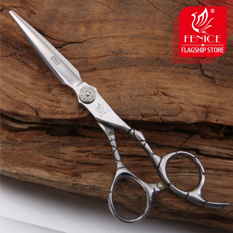 Японские Парикмахерские ножницы Fenice 440C 6 0 дюйма с гравировкой на ручке