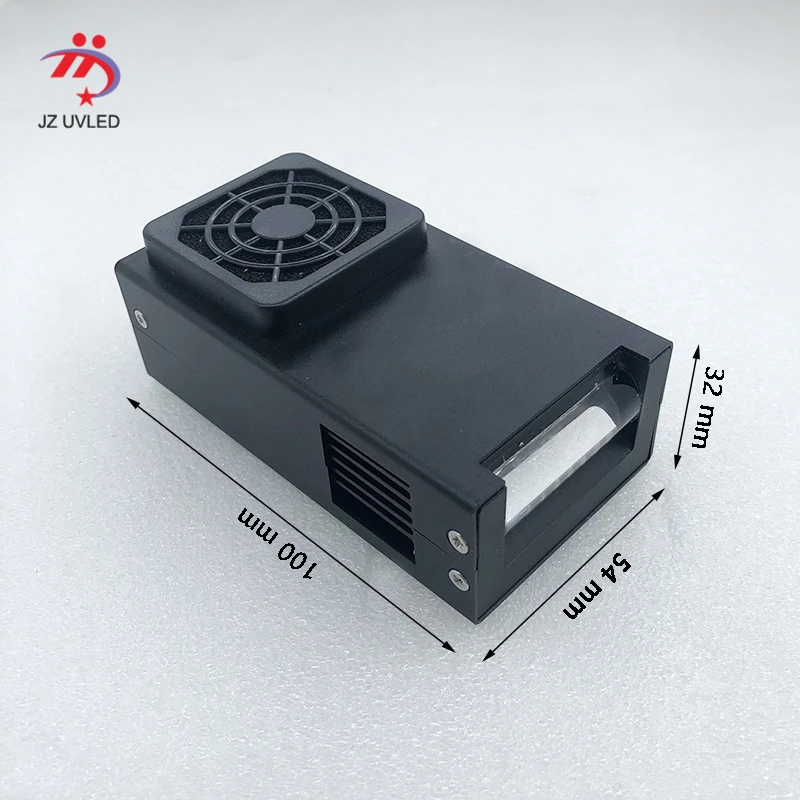 Fan cooling small uv lampe 395nm linear LED curing device for DX5 Uv flatbed printer ink Curing UV LED gel the cure 365nm choose