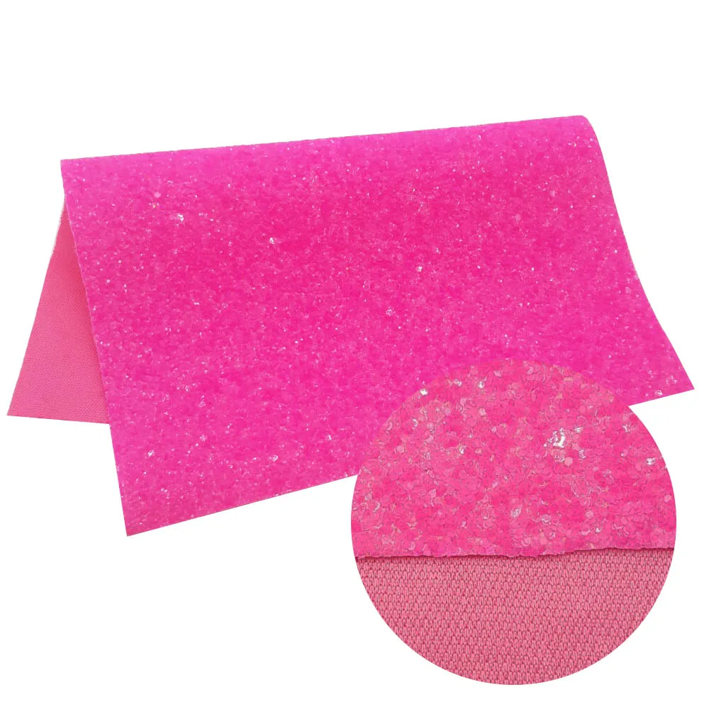 pink 22*30 см блестящие туфли-лодочки на устойчивом Ткань Неоновый золото A4 Искусственная кожа листы Sequin синтетические Hairbow ткань, аксессуары для DIY синтетическая кожа - Цвет: pink