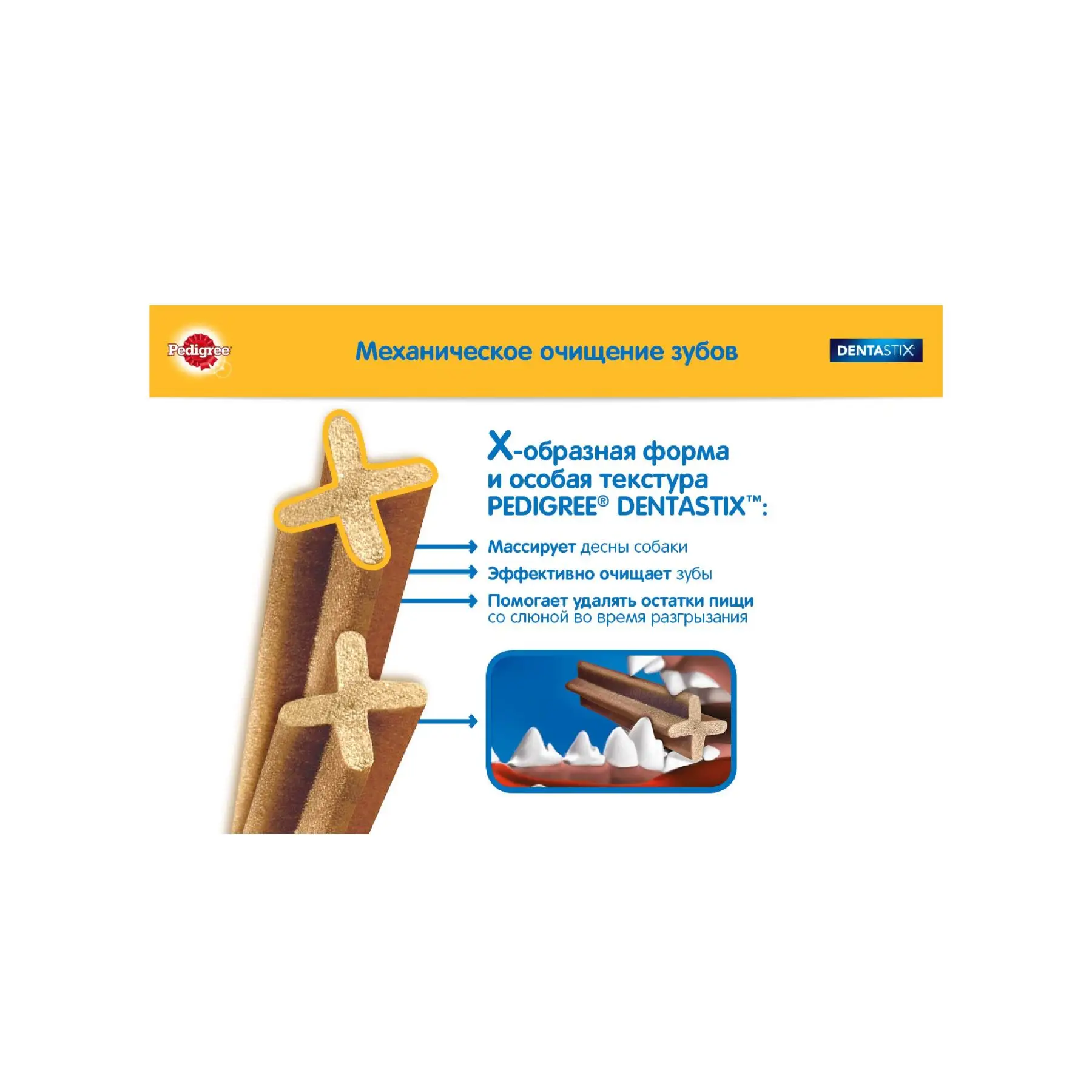 Лакомство для собак мелких пород Pedigree DentaStix 110г|Лакомства и витамины собак| |