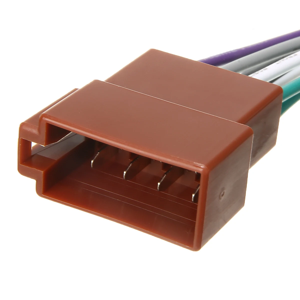 

12V 16CM Universal Car Stereo Female Socket Radio ISO Wire Harness Adapter Connector FOR Car Electronics Accessories