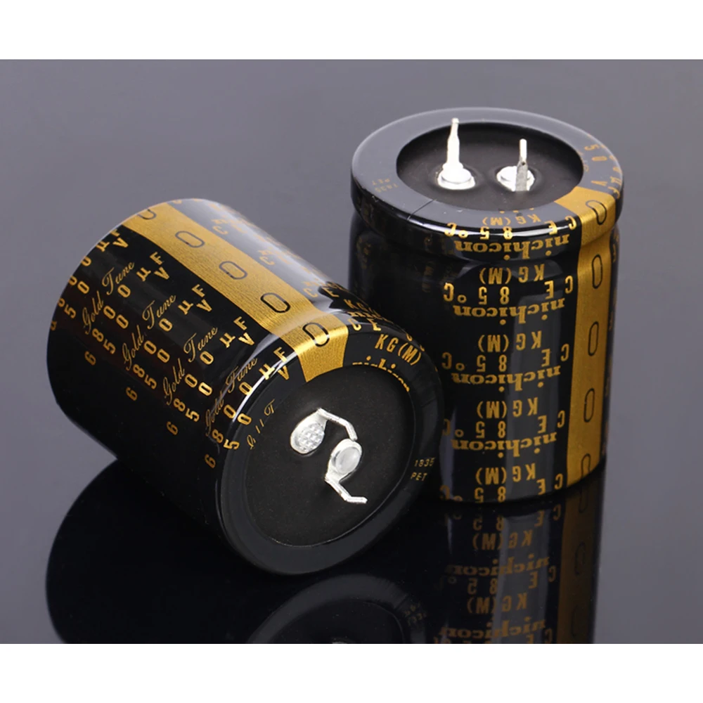 Конденсатор 6800 мкФ 50 в Nichicon KG Тип II 35x40 мм Шаг 10 В/6800