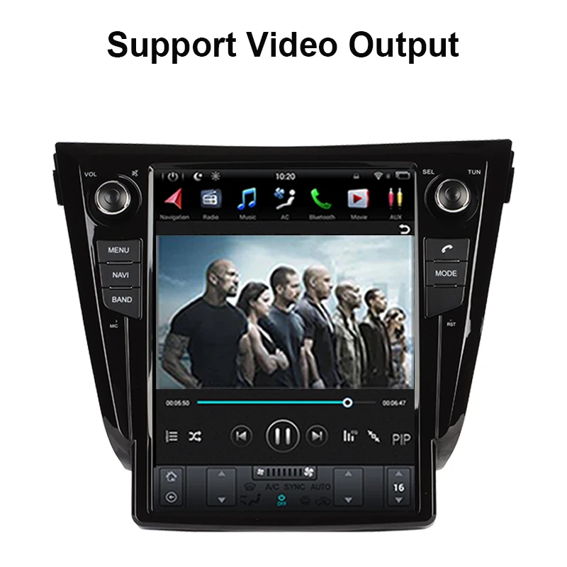 Автомобильный мультимедийный плеер 4 Гб + 64 ГБ GPS-навигация в стиле Tesla для NISSAN