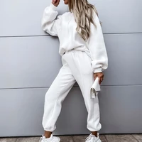 women tracksuit 2 piece set hoodiespants harajuku sport suits casual sweatshirts pullover and trousers suits outfits sportswear