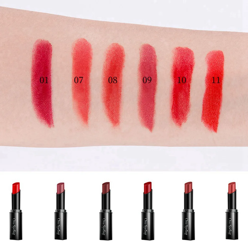 Waterproof Lipstick Matte Makeup Velvet Red Lip Tint Long Lasting Vintage Oriental Essential Sexy Korean Cosmetic Woman |