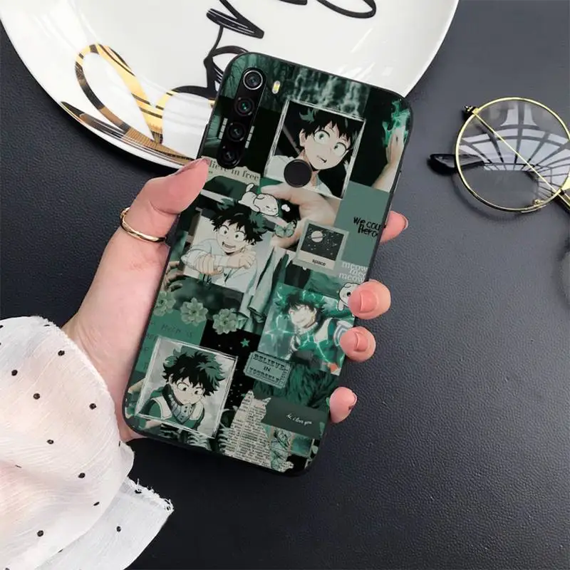 

My Hero Academia Cartoon Anime Japan Phone Case For Xiaomi Redmi 7 8 9t a3Pro 9se k20 mi8 max3 lite 9 note 9s 10 pro