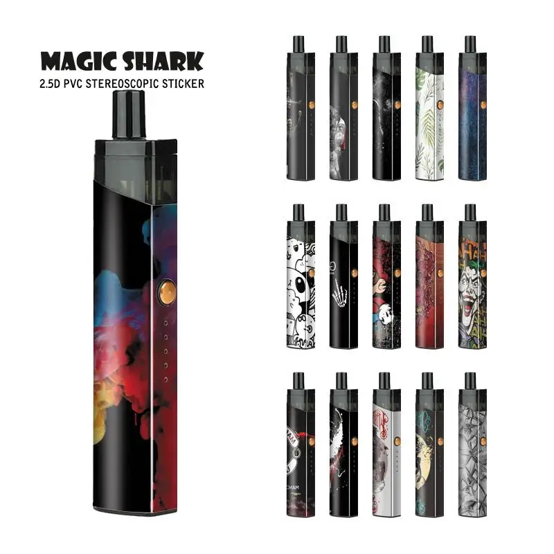 Maigc Акула лист Бэтмен Месси Роналду Марио наклейка &quotДжокер&quot чехол для Pod Stick