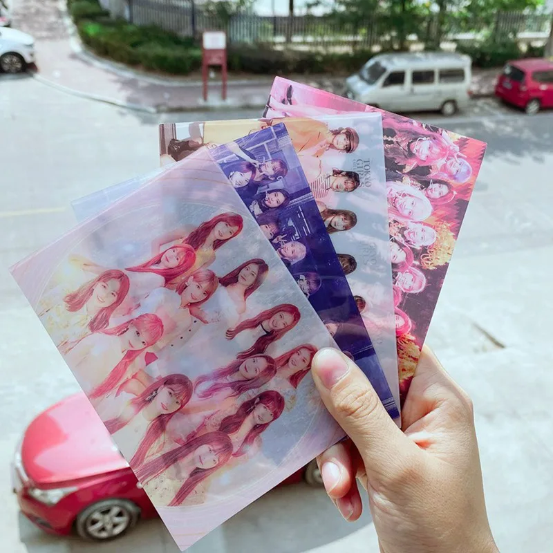4 шт./компл. K-POP дважды Got7 BLACKPINK IZONE SEVENTEENSelf сделано Бумага ЛОМО карта фото плакат Фотокарта