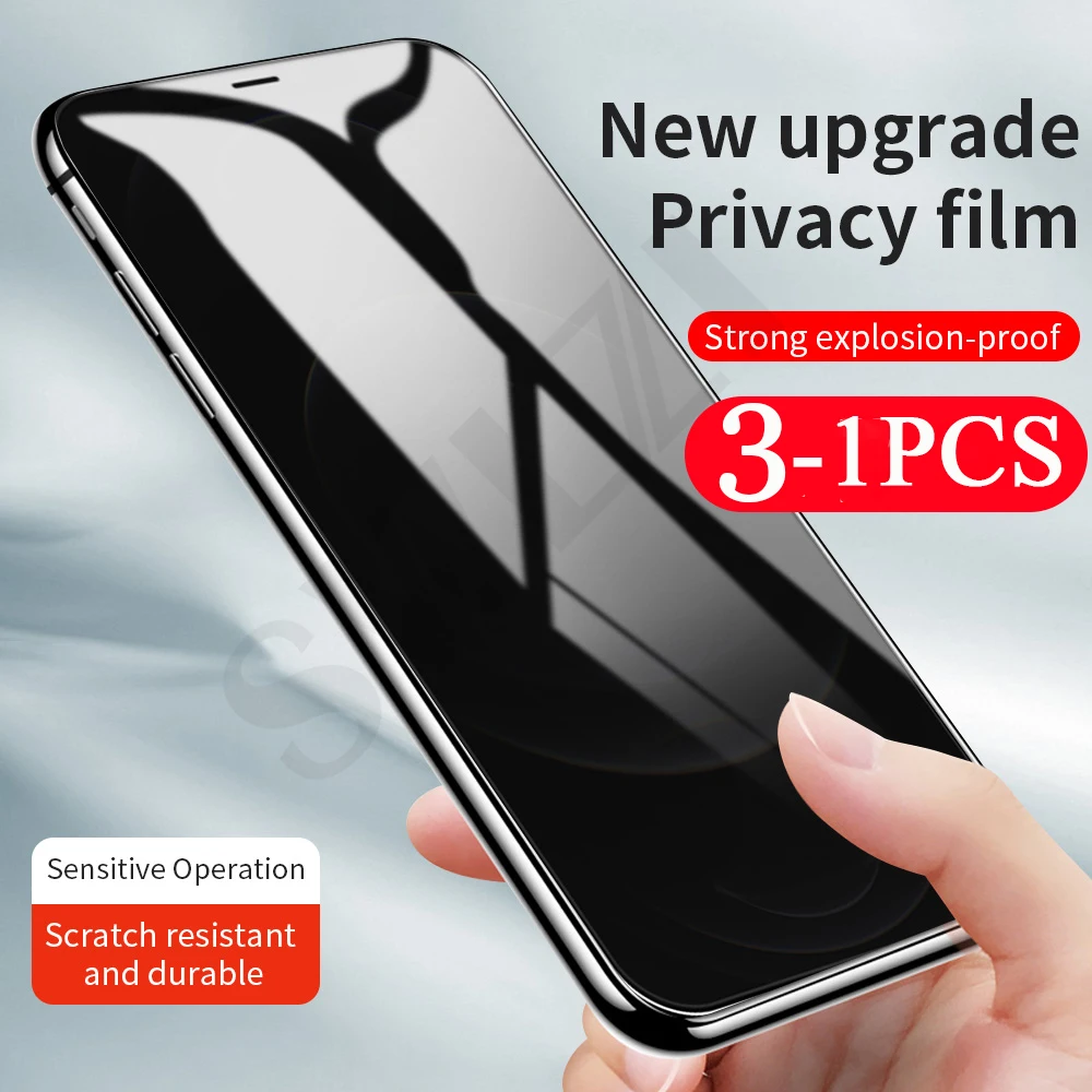 

3-1 шт., Защитное стекло для iphone 12 Mini 11 Pro Max X XS Max XR SE 2020 8 7 6 6s Plus
