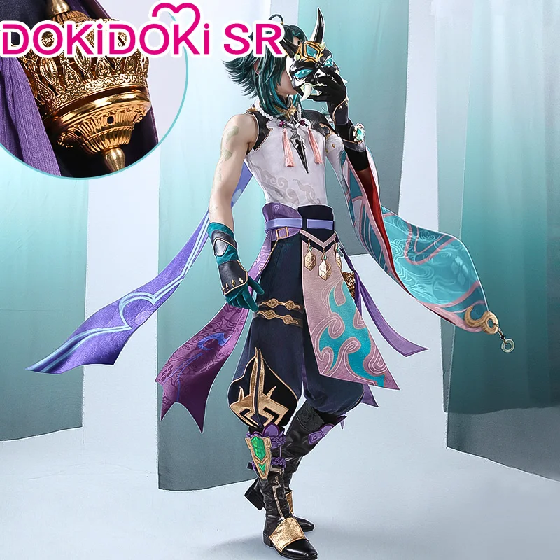 Женский костюм для косплея Genshin Impact Xiao Cosplay|Игровые костюмы| |