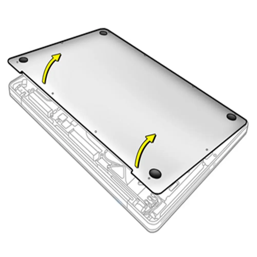 4 шт. OEM чехол для задней части корпуса ног резиновые ножки Замена Apple Macbook Pro A1502 Retina