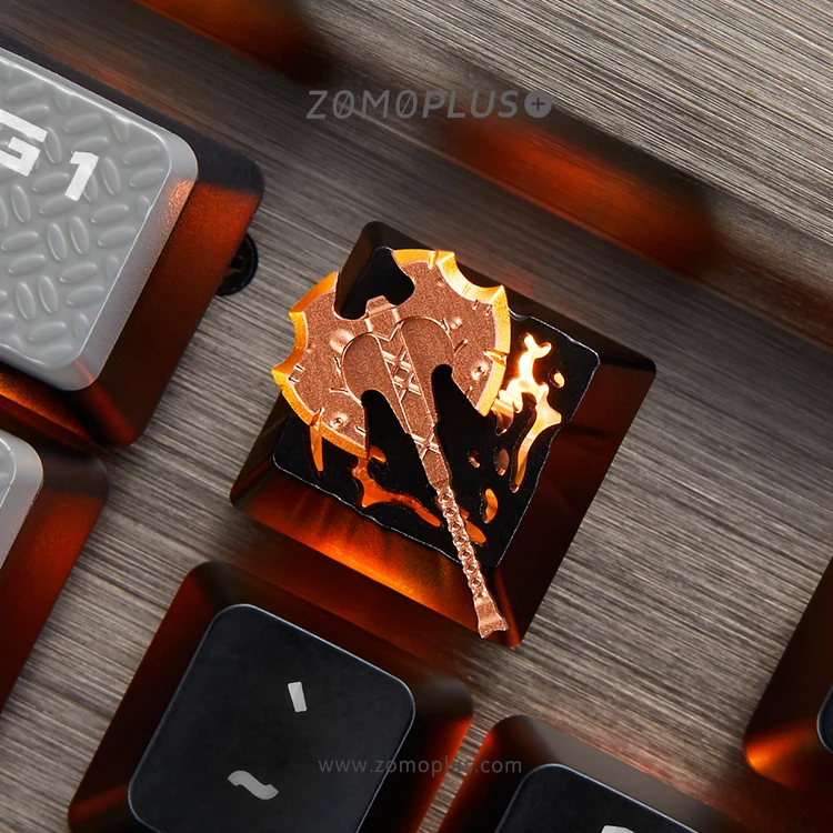 Zomo dota2 боевой ярость Artisan Keycap ЧПУ анодированный алюминий совместимый