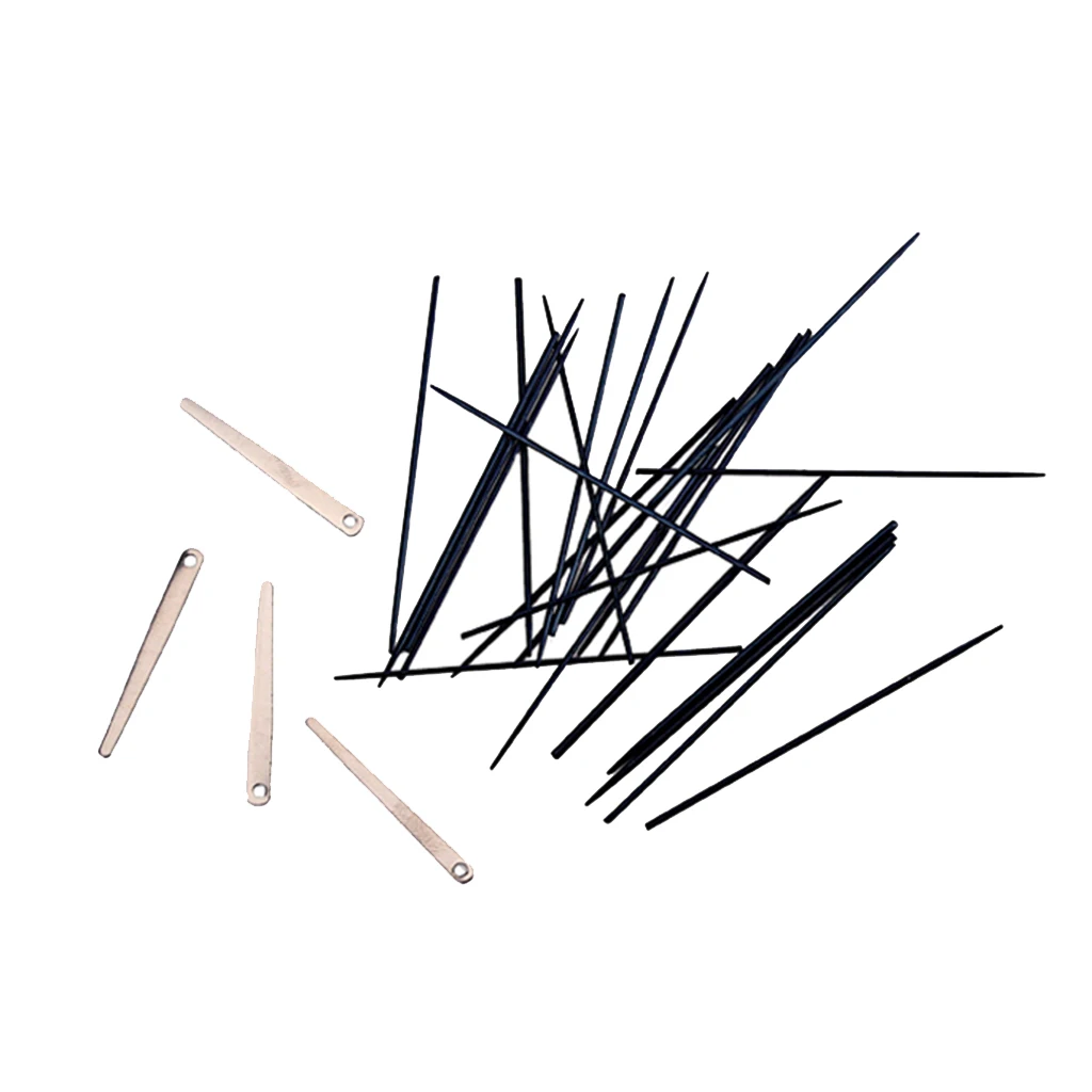 

24x Sax Spring Needles 4pcs w/ Screws DIY Saxophone Accessory Tool 0.6-1.3mm