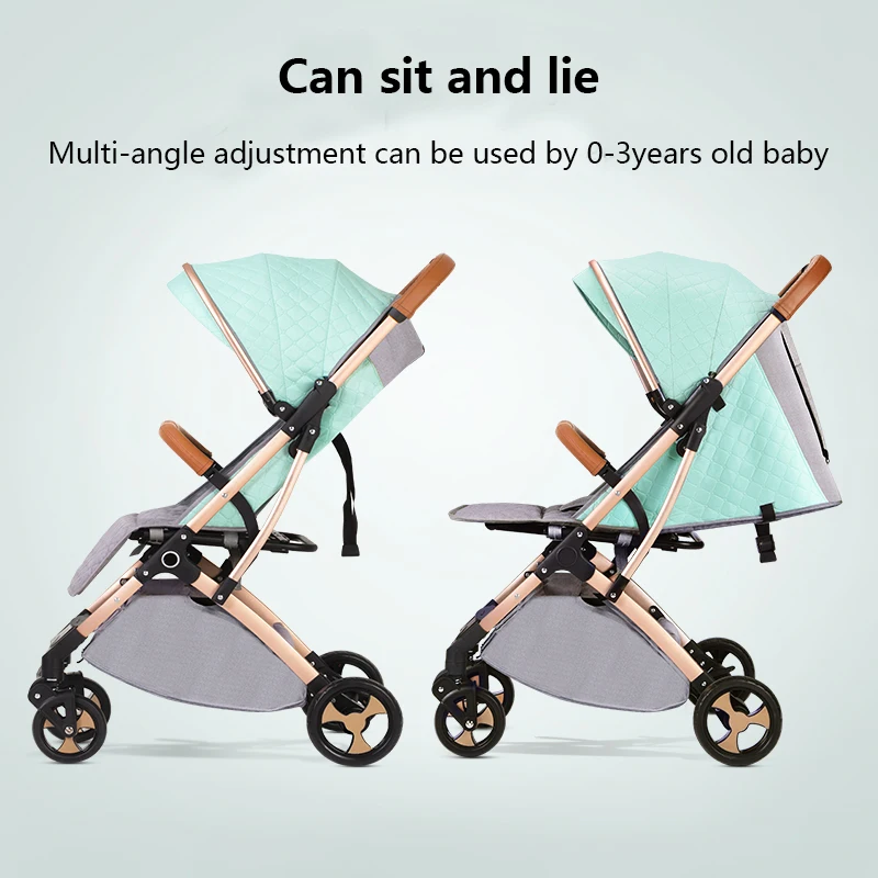 Переносная Складная коляска на колесиках для детей 0 3 лет|Легкая коляска| |