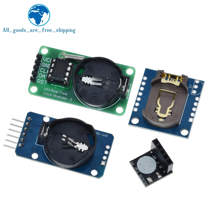 Модуль DS3231 AT24C32 IIC, модуль прецизионных часов DS1302, модуль памяти DS1307, мини-модуль в реальном времени 3,3 В/5 В для Raspberry Pi