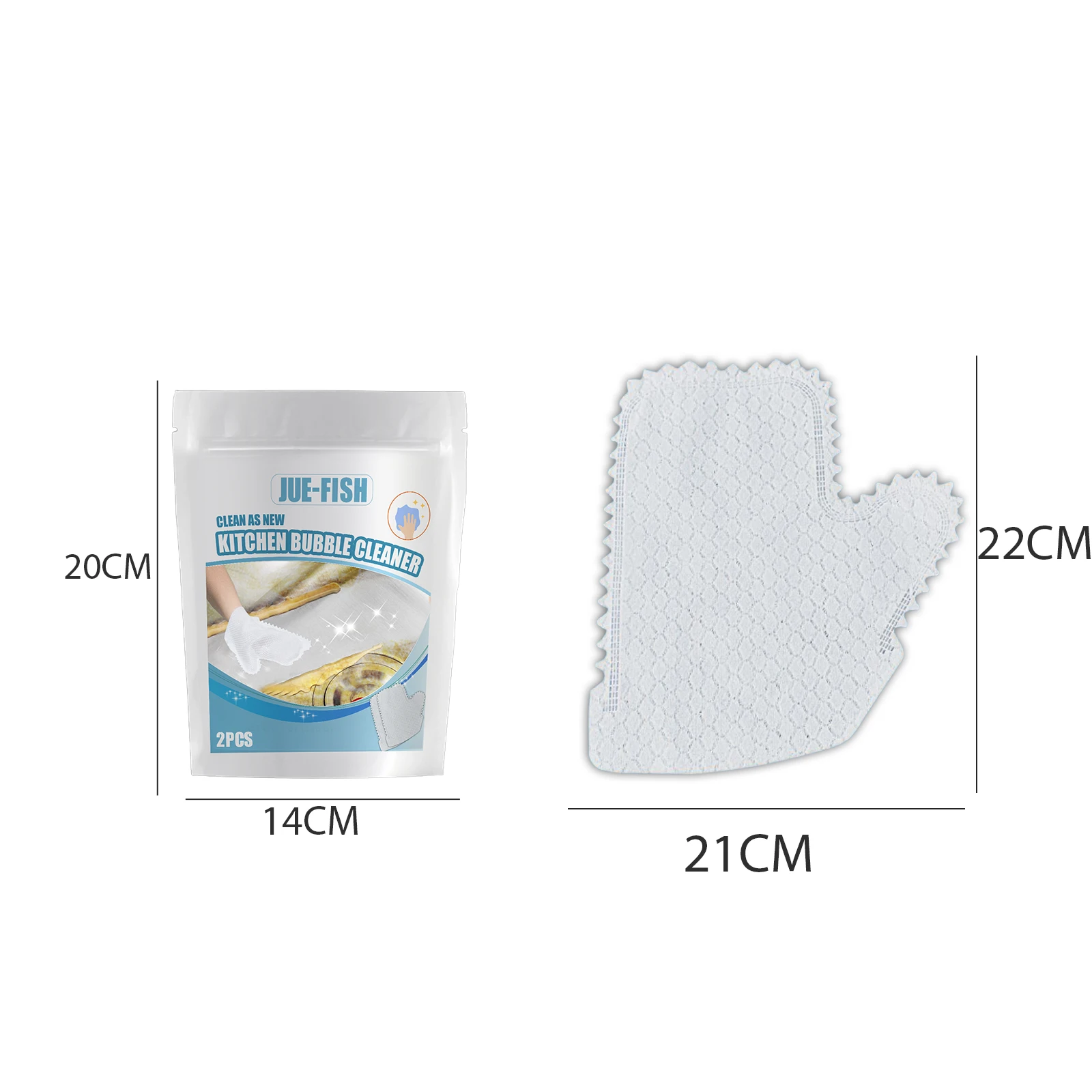 

100PCS Disposable Non-Woven Household Cleaning Gloves With Teeth Duster Gloves For Window Glass Kitchen Dust Removal Glove