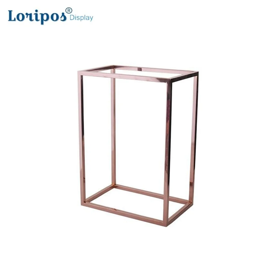 Высококлассная металлическая полка из нержавеющей стали для демонстрации