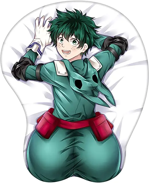 

Three-dimensional mouse pad 3D cute Japanese comic character realistic sliding mouse pad wrist silicone wrist pad