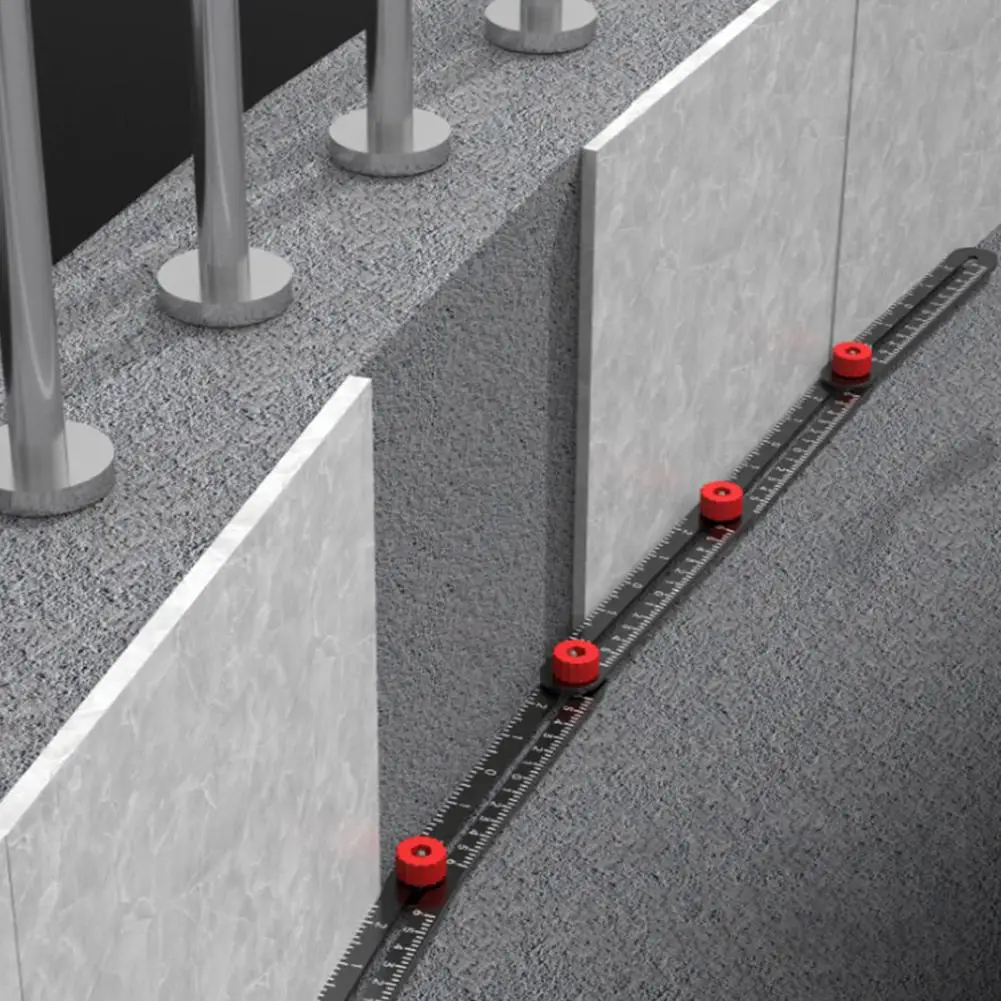 6/9/12 раз линейкой мульти угол приспособление с измерительной С плитка Дырокол