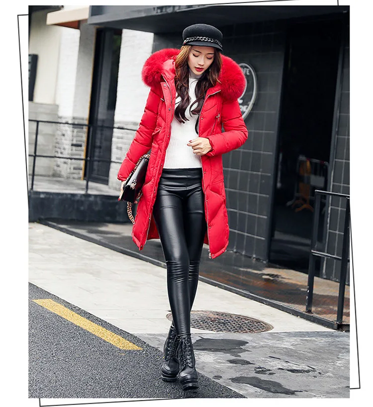 Зимняя куртка с капюшоном, женские парки, Длинные Теплые повседневные пальто, женские куртки с меховым воротником, верхняя одежда, базовые куртки, женская верхняя одежда
