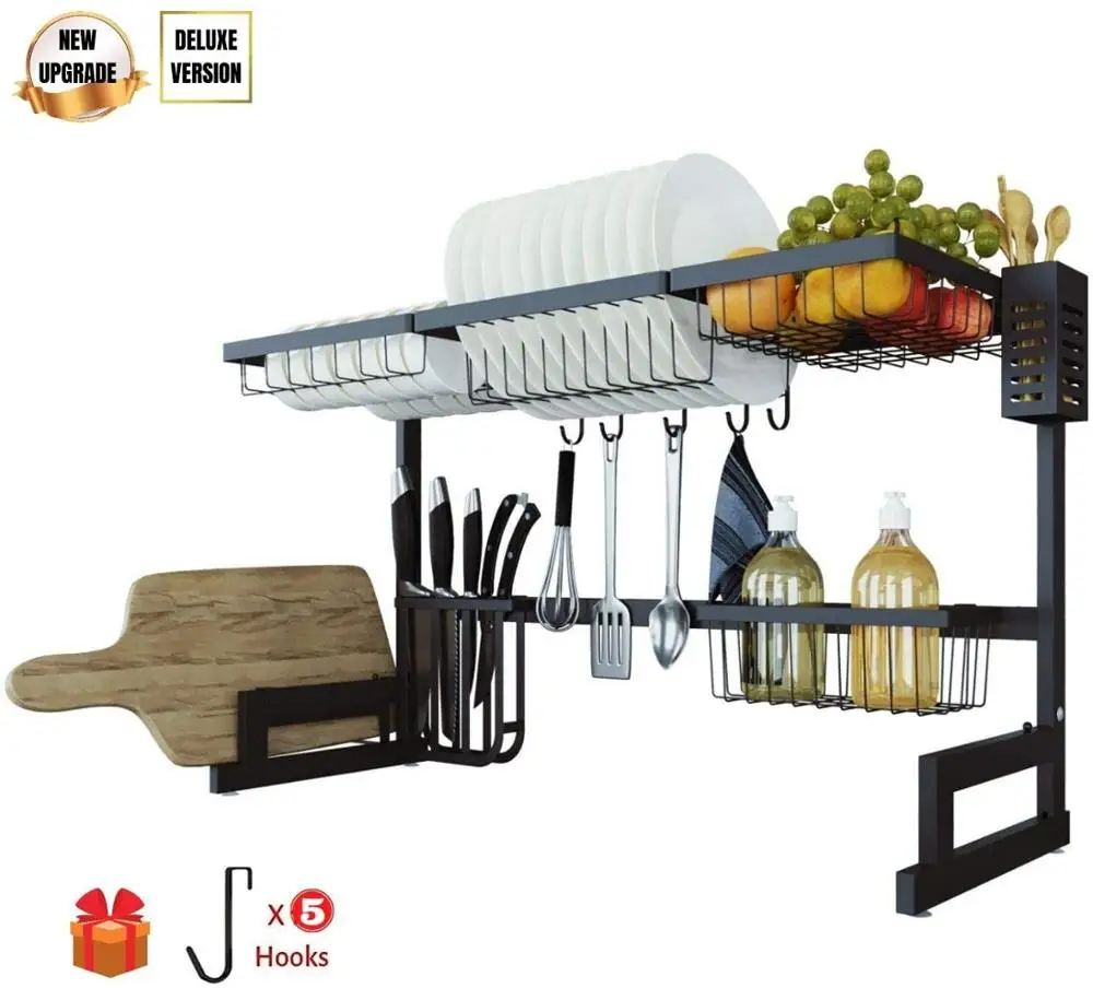 Нержавеющая сталь над раковиной сушилка для посуды полка кухни столешница