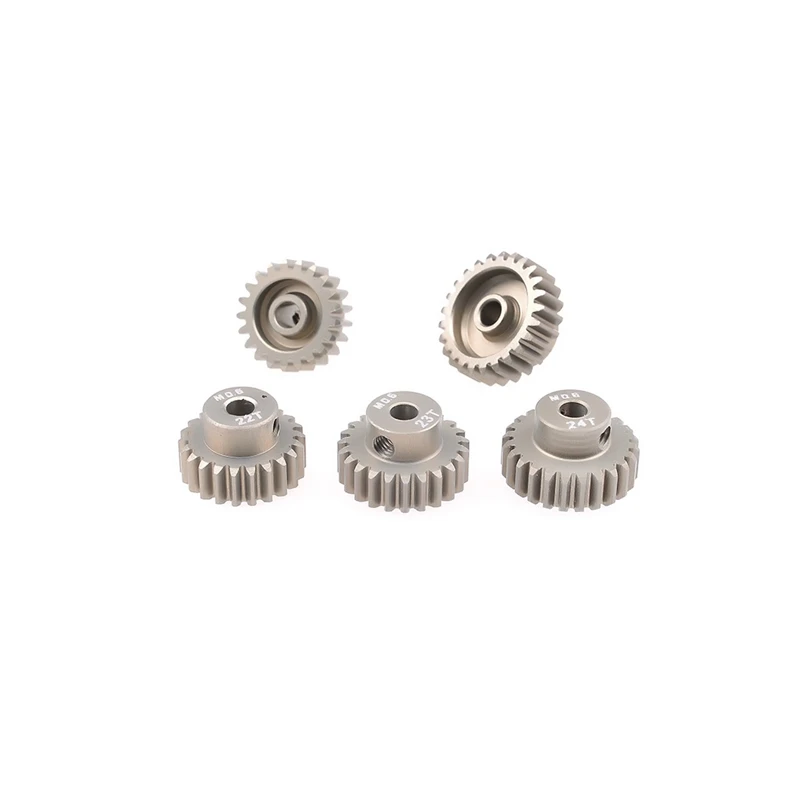 

5PCS M0.6 3.175mm Metal Pinion Motor Gear Set for 1/10 RC Car Brushless Motor