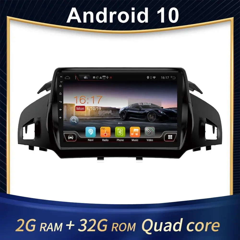 

For Ford Kuga 2013-2017 Car Radio Multimedia Video Player Navigation GPS 2 din Car Radio Auto Screen 1024*600 2G RAM+32G ROM