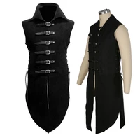 cosztkhp new mans fantasy clothing medieval tunic renaissance vest up outerwear eif warrior coats outerwear pirate clothing