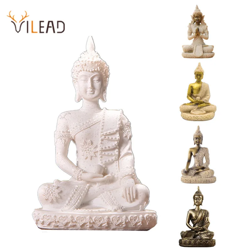 Статуэтка Будды VILEAD 16 стилей природный песчаник тайландская индусская фэншуй