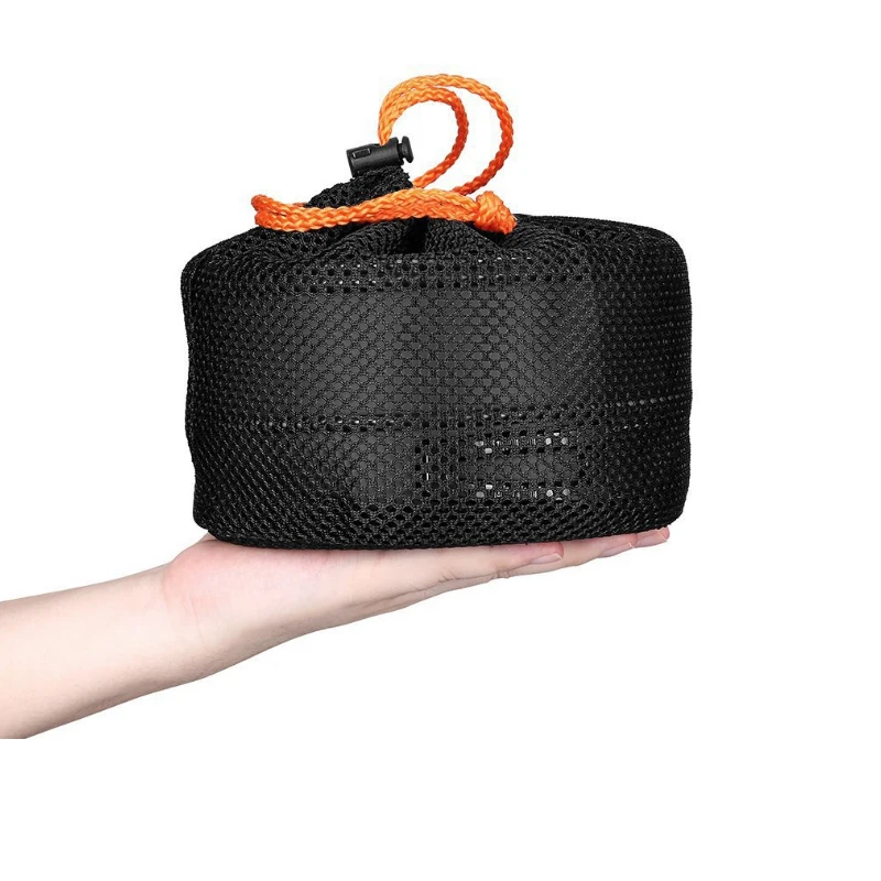 

New Outdoor Set Of Boiler Head Teapot With Cup Combination Portable Camping Cooker Stove Equipment Dropshipping