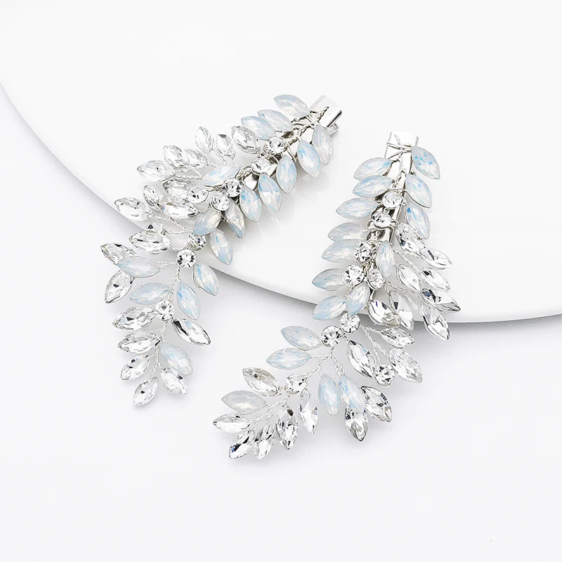 Свадебная заколка для волос QYY с австрийским кристаллом ручной работы | Украшения